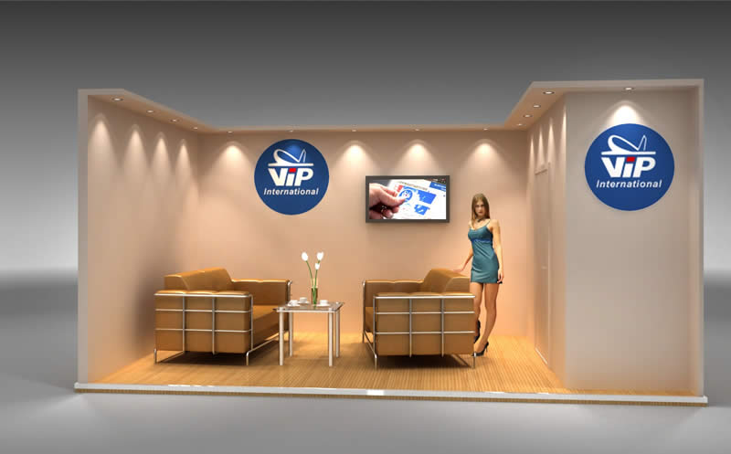 Выставочный cтенд компании VIP International